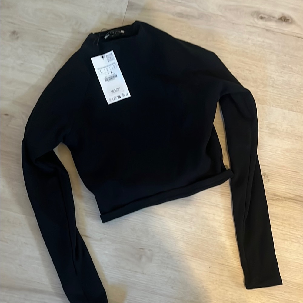 Black Long Sleeve Top